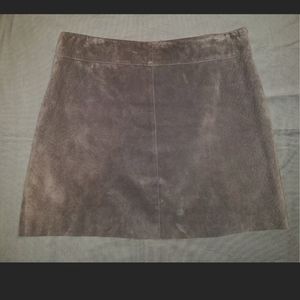 Express suede mini skirt vintage